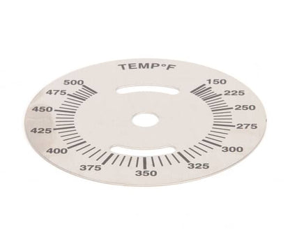 Vulcan Hart 00-358539-00001 Plate,Dial Temperature (VH00-358539-00001)