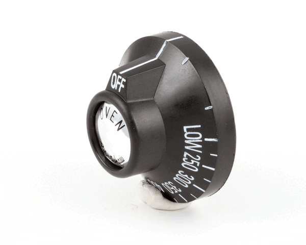 Vulcan Hart VH00-417576-00005 Dial, Black, Low-550F, BJ, Standard Oven REPLACEMENT VH00-922046-00024 (VH00-417576-00005)