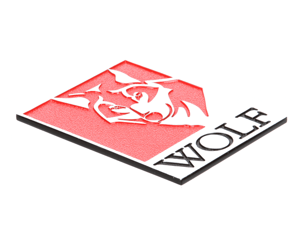 Vulcan Hart 00-722482 Wolf Head Logo Large, New 1/98 (VH00-722482)