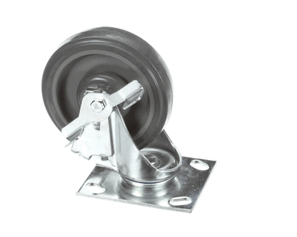 Vulcan Hart VH00-960520 caster with brake, swivel plate, 5 inches (VH00-960520)