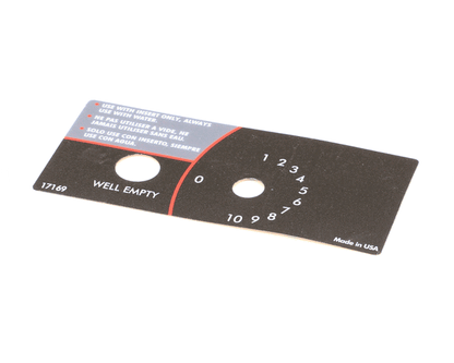 Vollrath 17169-1 Label Control (VOL17169-1)