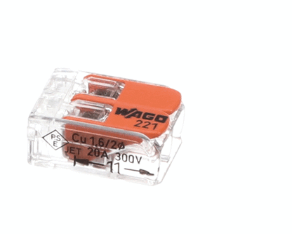 Vollrath VOL4350810-1 Connector, 2 Wire, Wago 221-412 (VOL4350810-1)