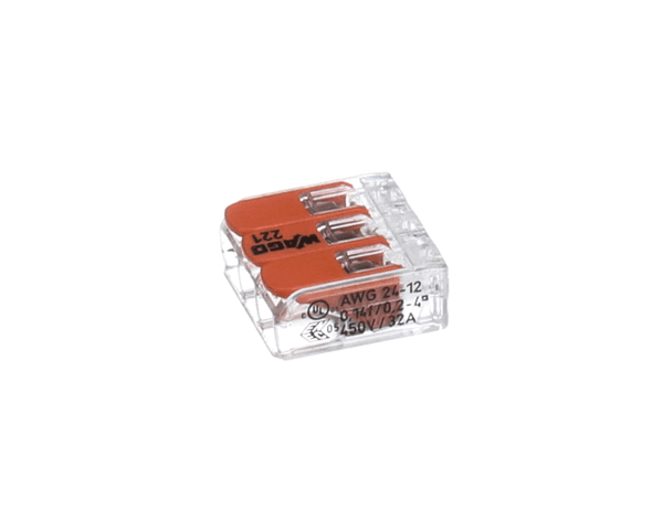 Vollrath 4350811-1 Connector, 3 Wire Wago 221-413 (VOL4350811-1)