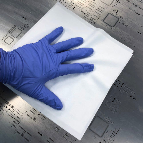 High-Tech Conversions VISION 20® Non-Sterile Polyester Knit Cleanroom Wipes, Heavy-Weight (140 GSM), 9"x9", 150/Bag (HOSVS20-99)