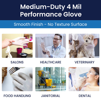 Safety Zone® Synthetic Vinyl Powder Free 4 mil Exam Gloves, Beige, XL, Case of 900 (SZNVTX998)