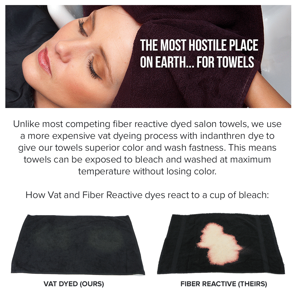 Hospeco® Cotton Salon Towel 16x28 Brown, 144/Case (HOSBB-1628-3BRN-CS)