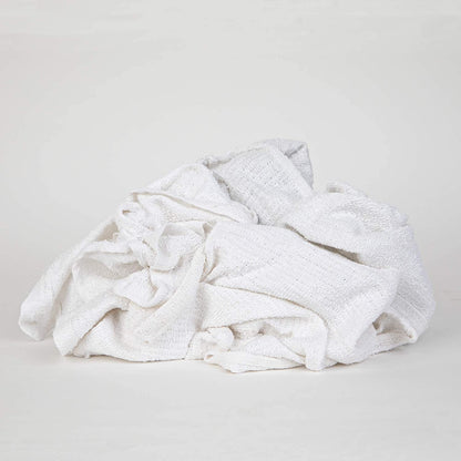 Hospeco® W68 Shop Towel Terry Wipers White, 10lb Bag (HOSN-W68-10BG)