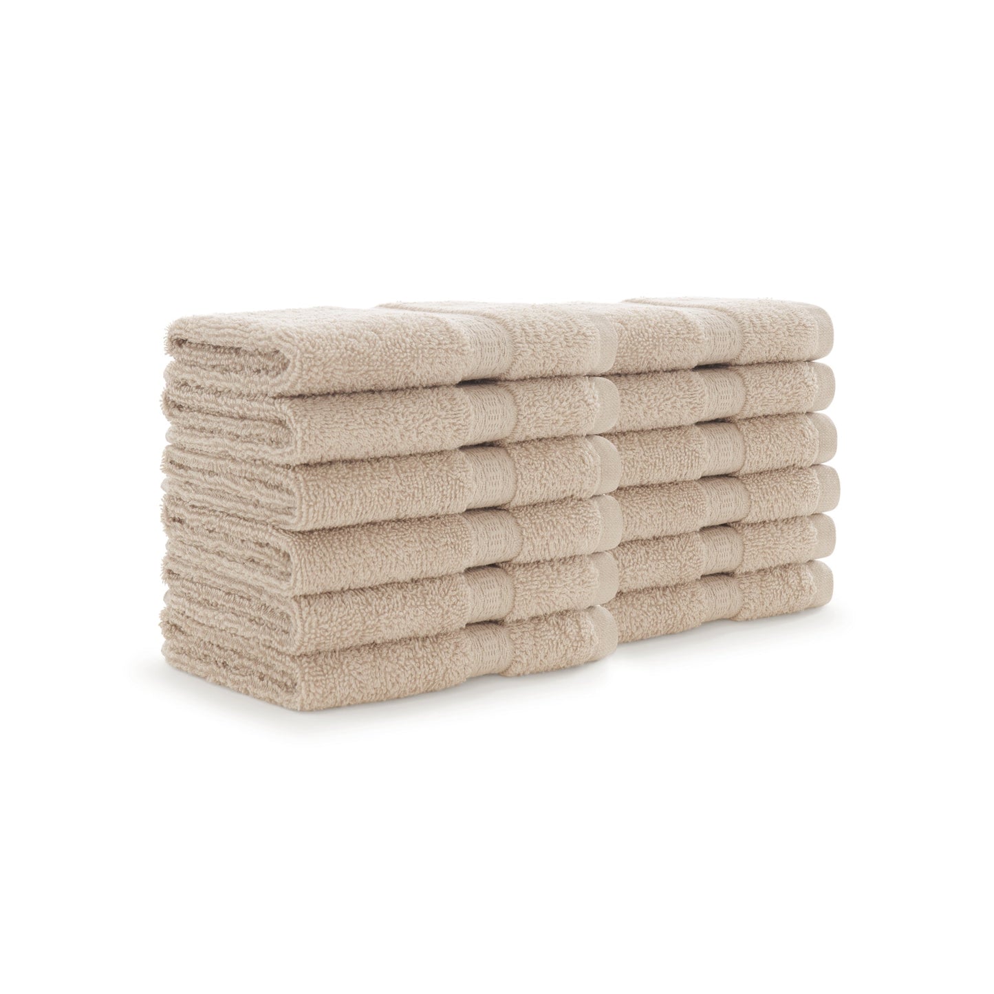 Hospeco® True Color Washcloth 12x12 Beige, 12/Pack (HOSP-WASH-BEIGE)