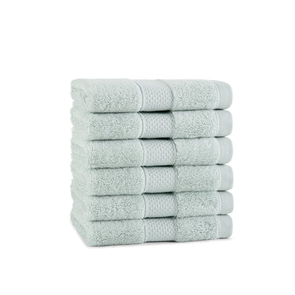 Aston & Arden Egyptian Cotton Washcloth 13x13 SageGreen (6/Pack) (P-EGYP-1313-SGE)
