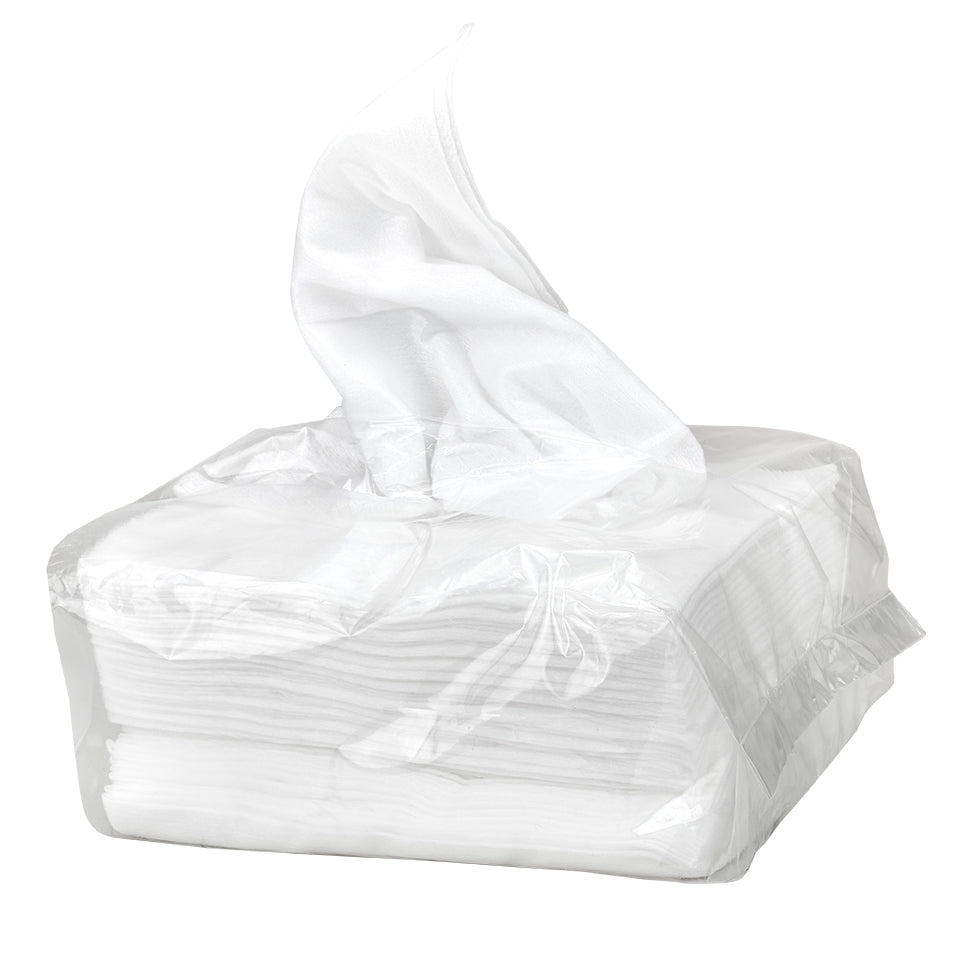 Hospeco® Health Gards® Disposable Washcloths, Spunlace, White, 11"x12.5", 26/Bag, 32 Bags/Case (HOSWC-GSQPWP4)