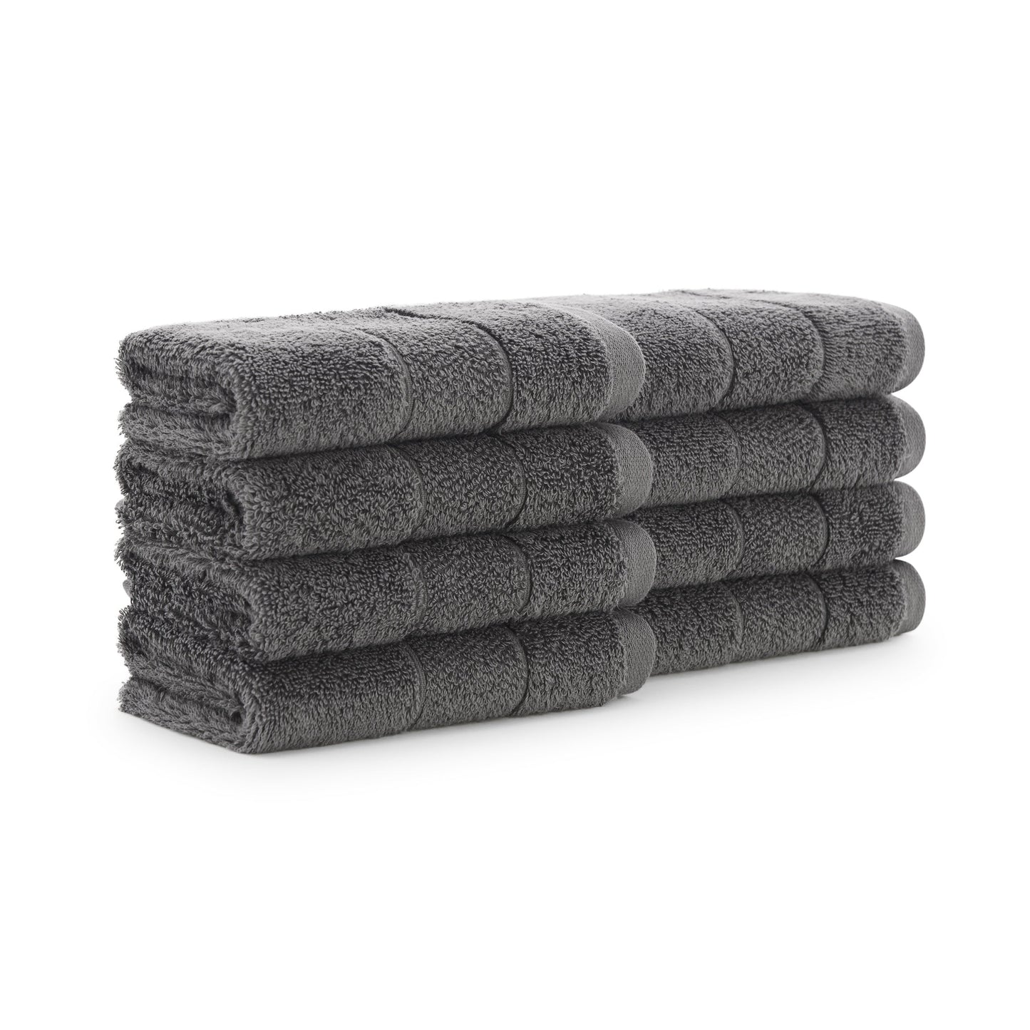 Aston & Arden Turkish Solid Washcloth 13x13 Pewter (8/Pack) (PNP-WC-TS1313-175PTR)