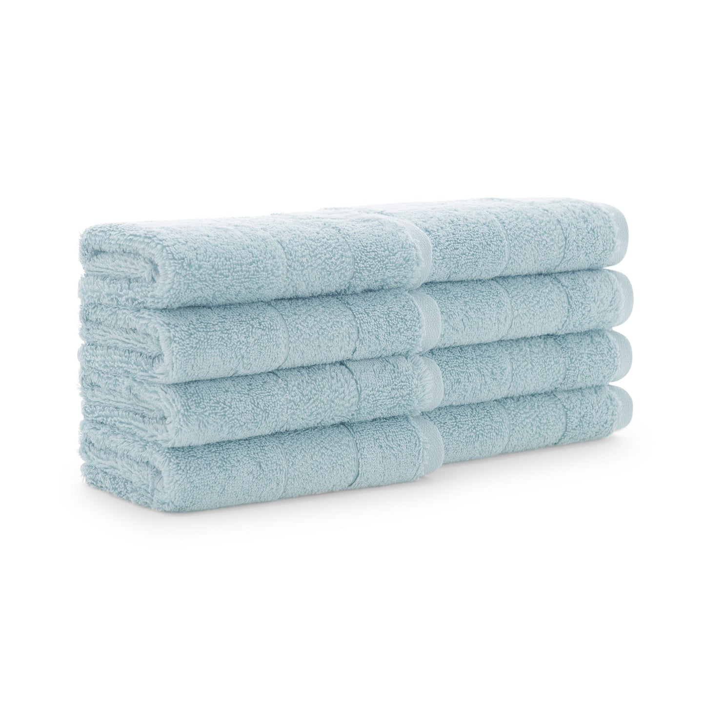 Aston & Arden Turkish Solid Washcloth 13x13 Sterling Blue (8/Pack) (PNP-WC-TS1313-175SBL)