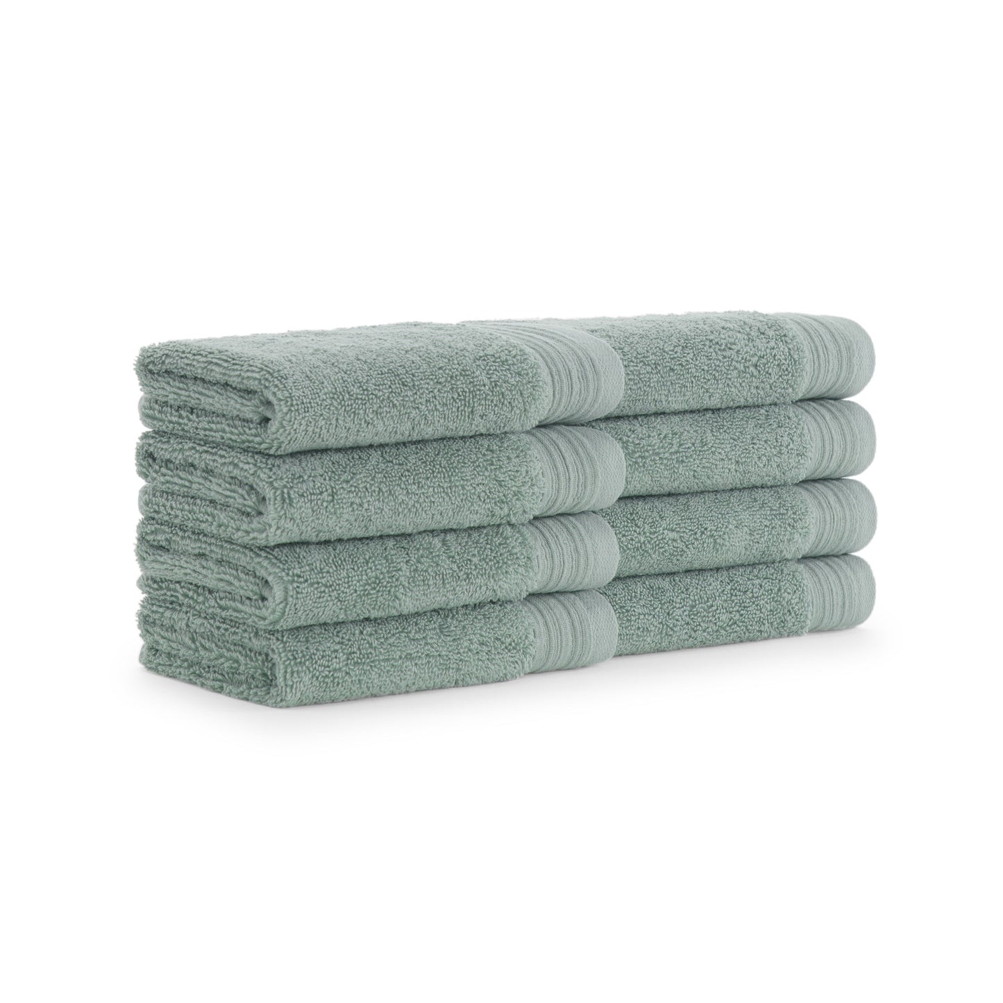 Aston & Arden Anatolian Turkish Washcloth 13x13 Green (8/Pack) (P-WC-T-1313-GR)