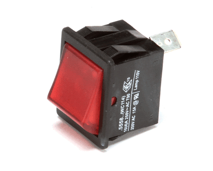 Wilbur Curtis 3375000105 Switch, Rocker (Red) 120V Neon (WCWC-114R)