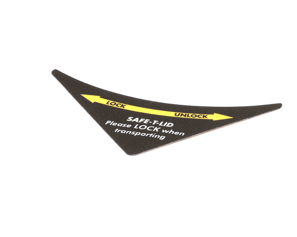 Wilbur Curtis 3375000674 Label, Lock/Unlock Gem-3 (WCWC-38151)