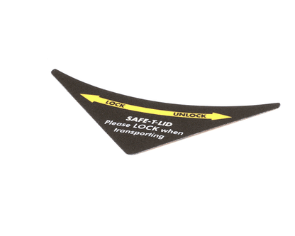 Wilbur Curtis 3375000674 Label, Lock/Unlock Gem-3 (WCWC-38151)