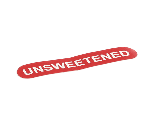 Wilbur Curtis 3375000239 Label, Unsweetened (WCWC-3861)