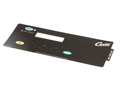 Wilbur Curtis 3375001661 Label, Ucm Overlay Tb/Tbp 1-Ba (WCWC-390168)
