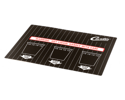 Wilbur Curtis 3375000474 Label, Splash Panel Pc3D (WCWC-39176)