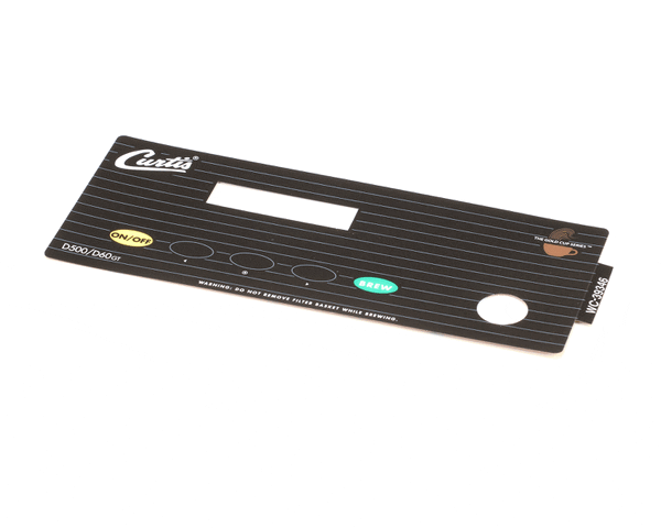 Wilbur Curtis 3375000607 Label, Ucm Overlay D500Gt/H D6 (WCWC-39346)