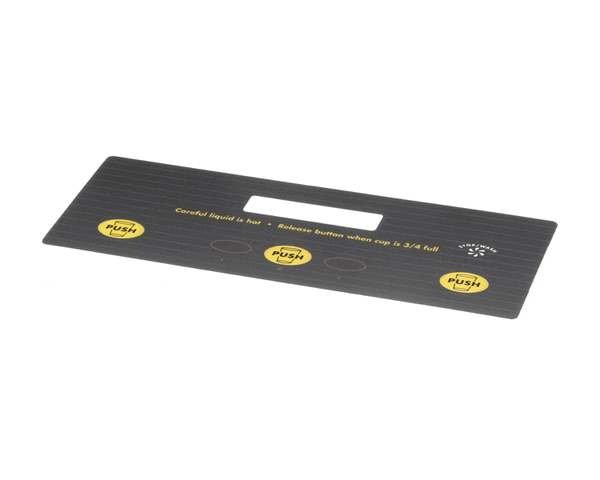 Wilbur Curtis 3375000681 Label, Ucm Panel Pcgt5 Curtis (WCWC-39351-01)
