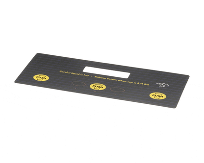 Wilbur Curtis 3375000681 Label, Ucm Panel Pcgt5 Curtis (WCWC-39351-01)