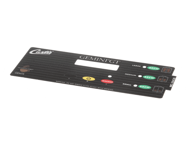 Wilbur Curtis 3375000812 Label, Ucm Overlay Single 3-Ba (WCWC-39436)
