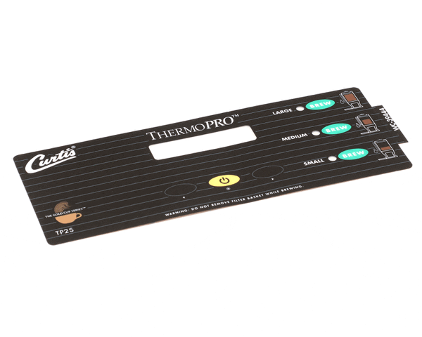Wilbur Curtis 3375000777 Label, Ucm Overlay 3-Batch Tp2 (WCWC-39444)