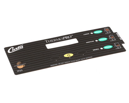 Wilbur Curtis 3375000777 Label, Ucm Overlay 3-Batch Tp2 (WCWC-39444)