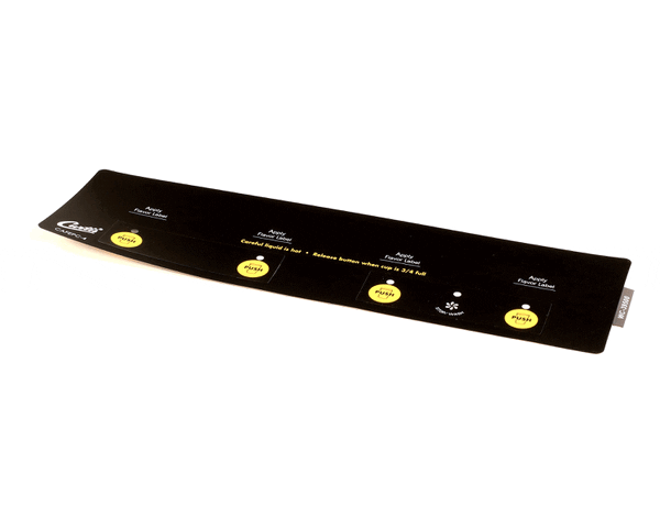 Wilbur Curtis 3375000921 Label, Assembly Control Panel Smar (WCWC-39500)