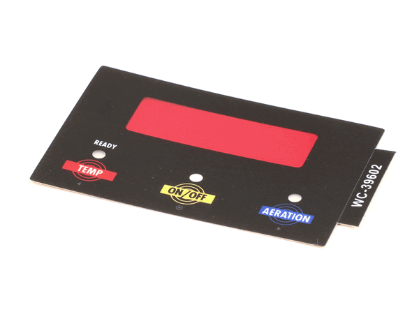 Wilbur Curtis 3375001036 Label, Ucm Overlay Control Pan (WCWC-39602)