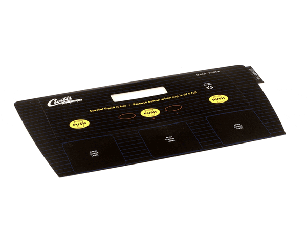 Wilbur Curtis 3375001053 Label, Ucm Door Pcgt3 Curtis (WCWC-39606)