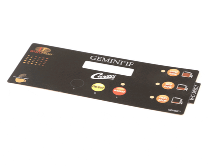 Wilbur Curtis 3375001272 Label, Ucm Panel 3-Batch Gemsi (WCWC-39801)