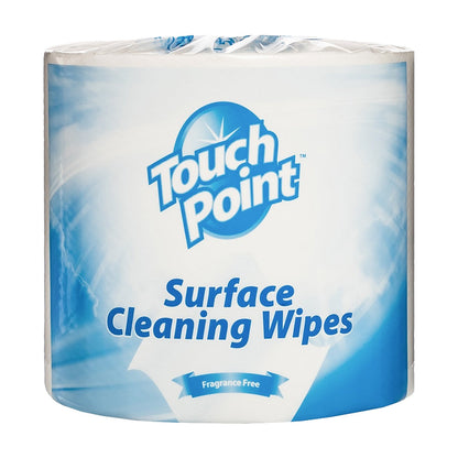 Touch Point® Touch Point® Facility Cleaning Wipes Large Roll, 8"x6", 900 Wipes/Roll (HOSPNPWE900TP)