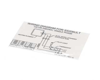 Wells 2M-46228 Dia Wir Ss206Ult 120 208/ (WEL2M-46228)