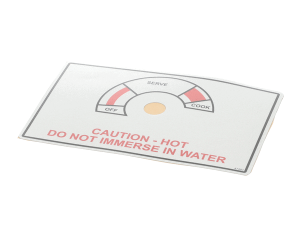Wells 2M-47493 Decal Soup Cooker Front (WEL2M-47493)
