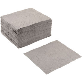 Global Industrial Universal Pad, Light Weight, 15" x 18", Gray, 100/Pack (WBB2305917)