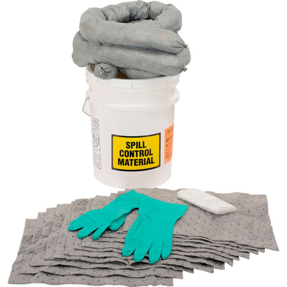 Global Industrial Universal 5 Gallon Truck Spill Kit, Bucket (WBB2305924)
