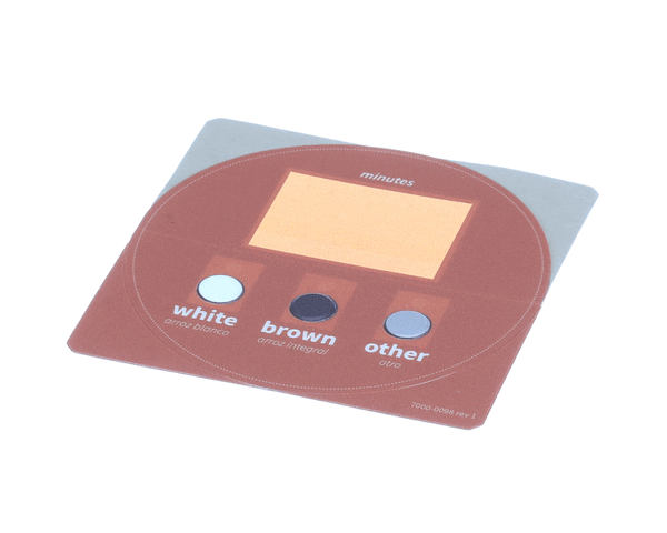 Wood Stone Corp 7000-0098 Overlay- 3 Button Rice (WOOD7000-0098)