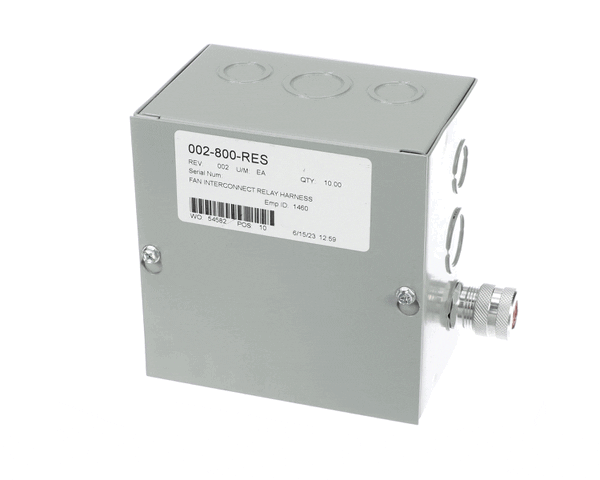 Wood Stone Corp Rp-002-800-Res Fan Interlock Relay W/Enclosur (WOODRP-002-800-RES)