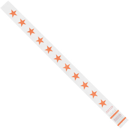 tyvek-r-3-4-x-10-orange-stars-tyvek-r-wristbands-wr104or_1