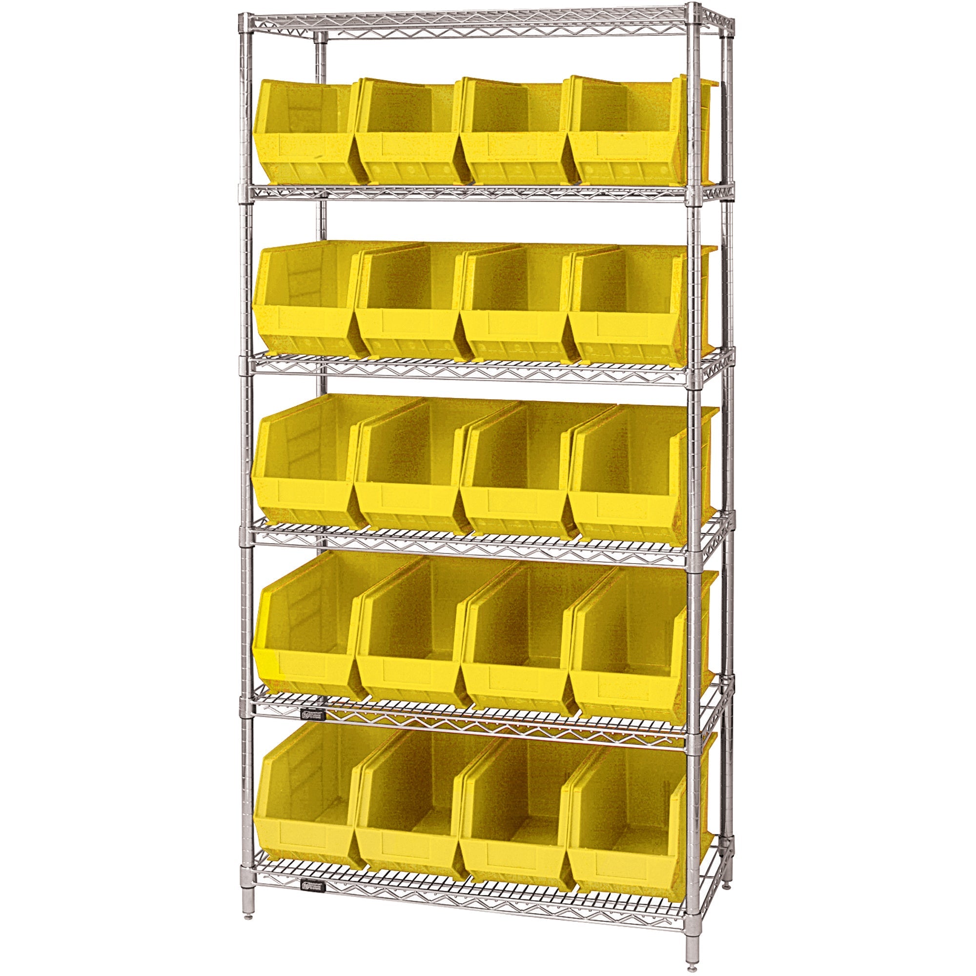 36-x-18-x-74-6-shelf-wire-shelving-unit-with-20-yellow-bins-wsbq265y_1
