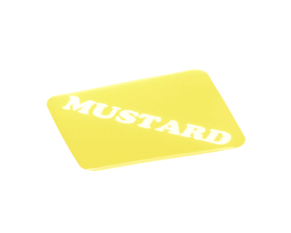 Wunder-Bar 19-420-0003 Mustard Label (WUBR19-420-0003)