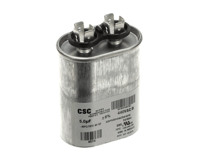 York S1-02420062700 Single Run Capacitor, 5Mfd,440V,Flat (YORKS1-02420062700)