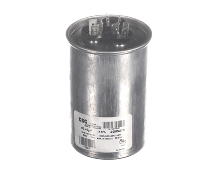 York S1-02425120700 Dual Run Capacitor, 45/5Mfd,440V,Round (YORKS1-02425120700)