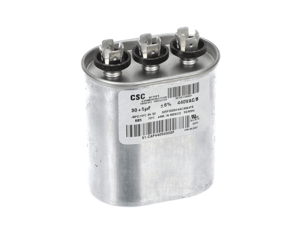 York S1-Cap4405030Df Capacitor,Run Dual,30/5Mfd,440V,Flat (YORKS1-CAP4405030DF)