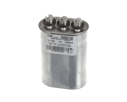 York S1-Cap4405035Df Capacitor,Run Dual,35/5Mfd,440V,Flat (YORKS1-CAP4405035DF)