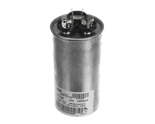York S1-Cap4405040Dr Capacitor,Run Dual,40/5Mfd,440V,Round (YORKS1-CAP4405040DR)