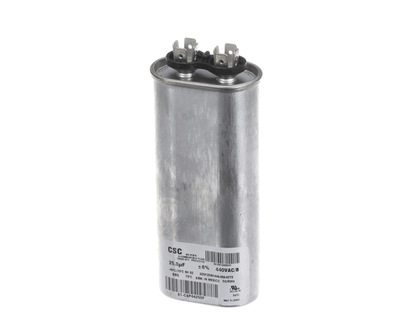 York S1-Cap44250F Capacitor,Run Single,25Mfd,440V,Flat (YORKS1-CAP44250F)