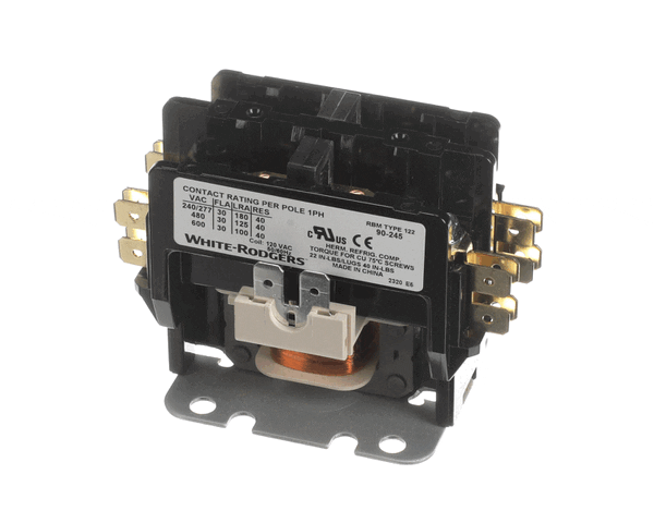 Zesto Zem90245 Contactor 2 Pole,30 Amp 120V C (ZESZEM90245)
